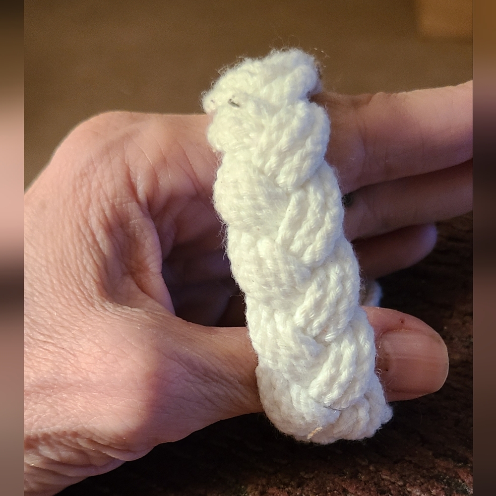 NEW Handmade White Braided Sailor Knot Bracelet